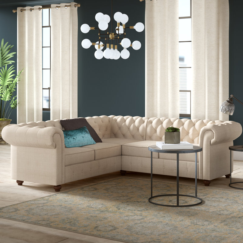 Greyleigh™ Quitaque 87.4" Right Hand Facing Sectional & Reviews Wayfair